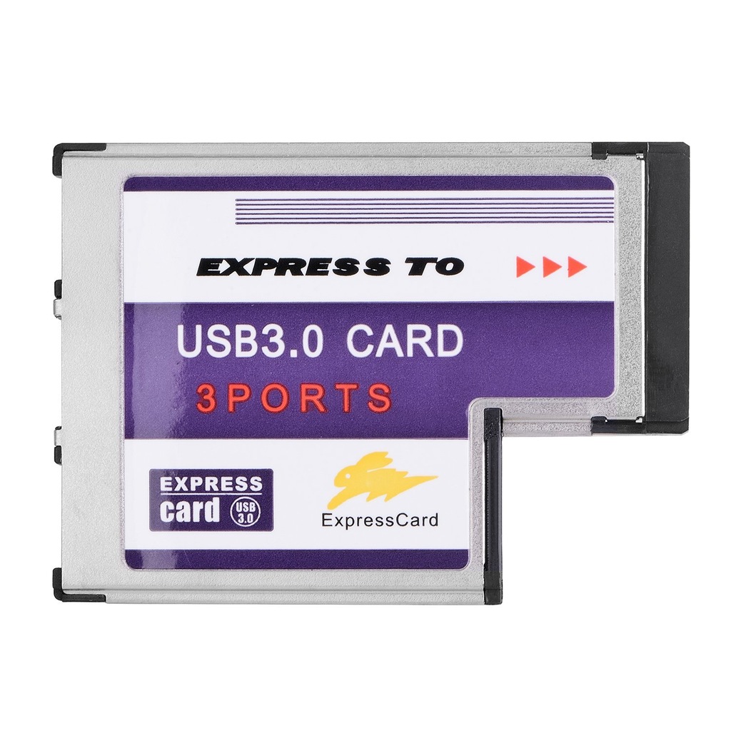 KARTA ADAPTER EXPRESS CARD 54mm USB 3.0 3 porty 6821417234