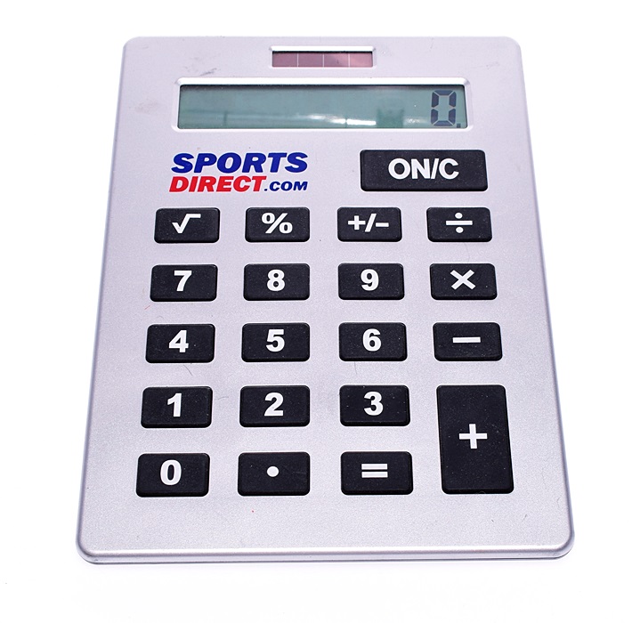 5935-40 .SPORTS DIRECT. w#w GIGANTYCZNY KALKULATOR