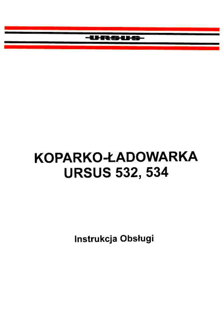 Ursus 532, 534 - instrukcja obsługi