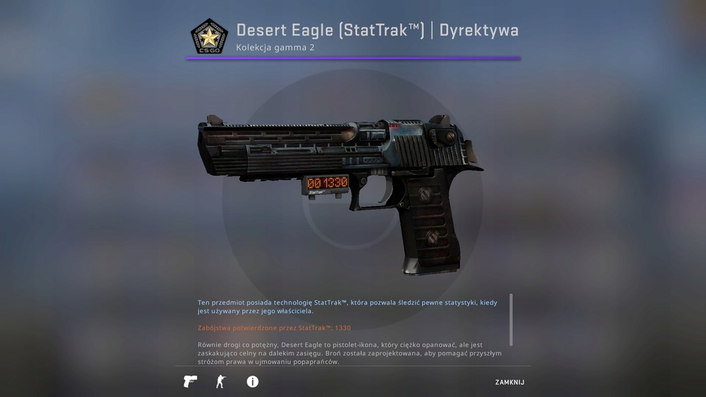 Desert Eagle Dyrektywa StatTrak (WW) CS GO