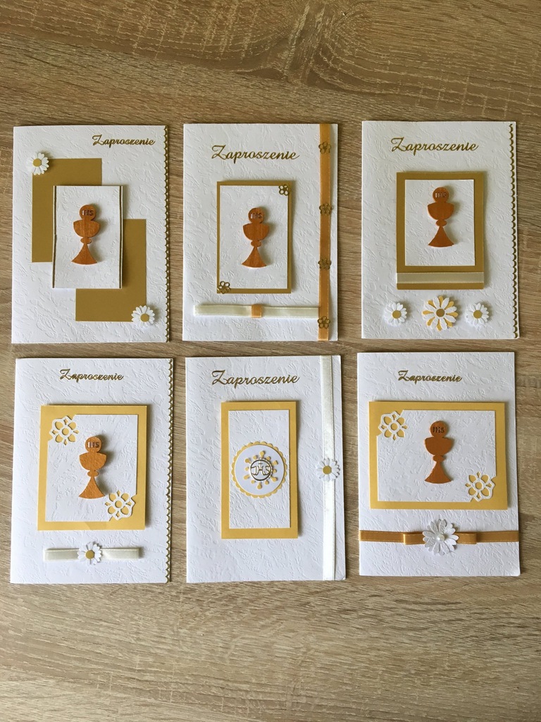 ZAPROSZENIA KOMUNIJNE Pierwsza Komunia Święta DIY