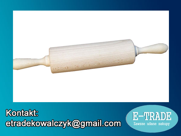 WAŁEK DO CIASTA DUŻY 38 cm DREWNO BUKOWE