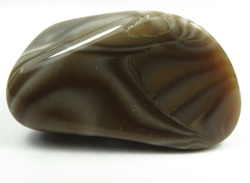KRZEMIEŃ PASIASTY -  NATURALNY - SZLIFOWANY - 14KP