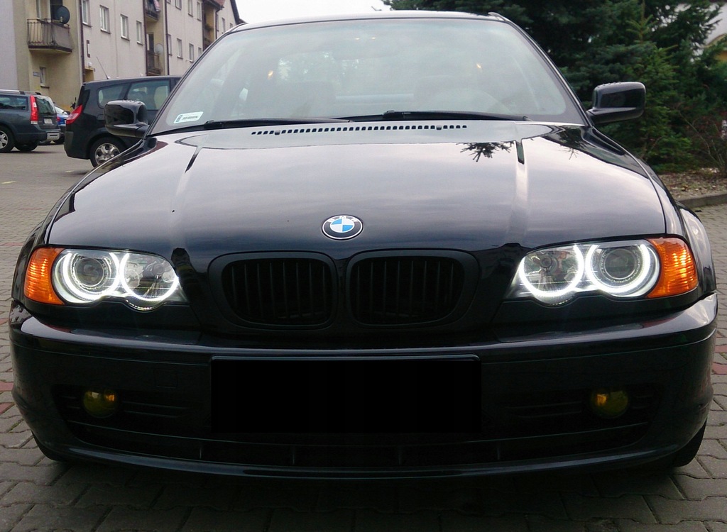 Ringi LED BMW E46 bez xenona SMD II Białe COB DRL