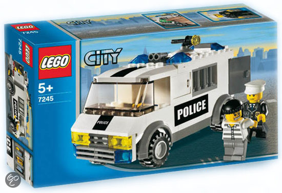LEGO CITY 7245 - policja więźniarka