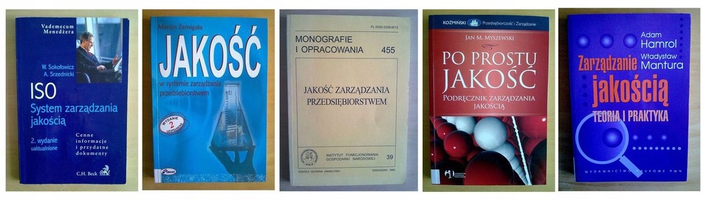 Zarządzanie ISO Jakością SGH Koźmiński - 5 książek