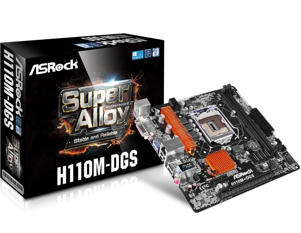 Asrock h110m hds подключение