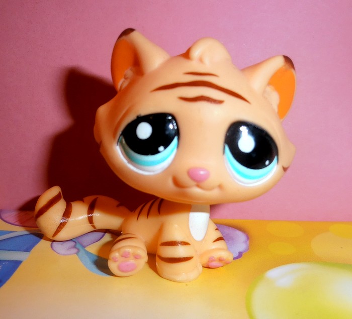 Littlest Pet Shop  kot tygrys kotek pręgowany  LPS