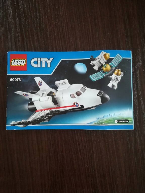 Lego City instrukcja 60078 rakieta statek kosmiczn