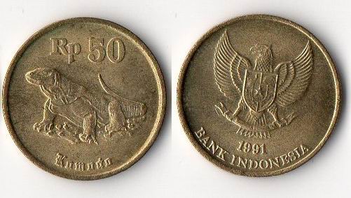 INDONEZJA 1991 50 RUPIAH