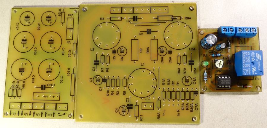 Płytki PCB Wzmacniacz ECC83 EL84 SE + Timer