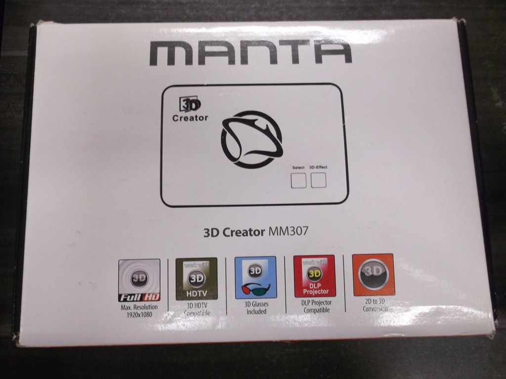 konwerter obrazu 2D do 3D Manta MM307 Creator 3D