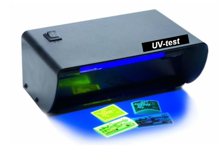 Tester UV / 240V do badania znaczków i banknotów
