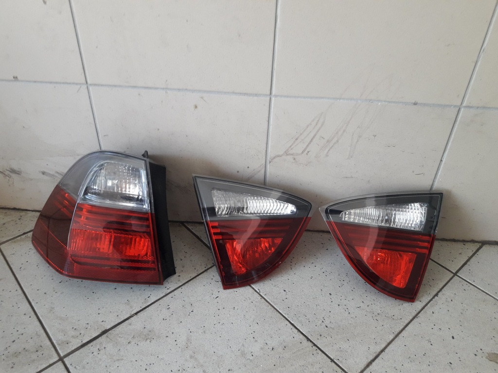 Oryginalne lampy tylne BLACK LINE BMW E91