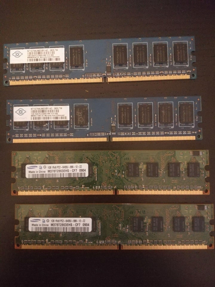 Pamięci DDR2 2x1GB