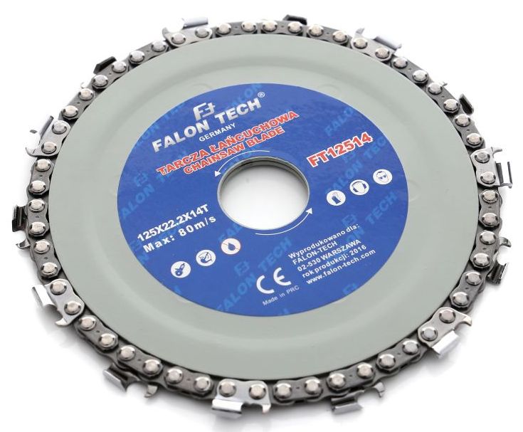 TARCZA DO CIĘCIA DREWNA Z ŁAŃCUCHEM 125MM JAKOŚĆ - 7213709458