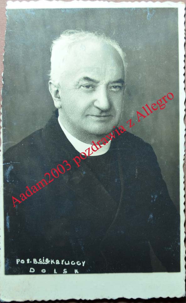 II RP - DOLSK, KSIĄDZ DZIEKAN ZDZISŁAW ZAKRZEWSKI