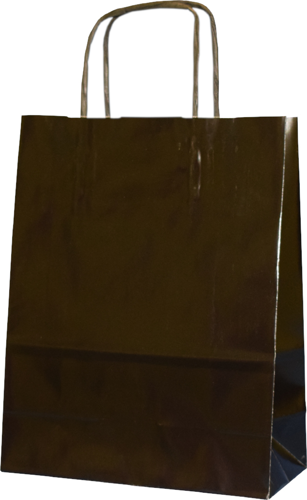 Torba papierowa czarna A5 18x8x22 180x80x225 TANIO