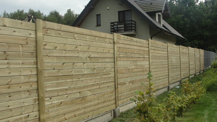 Ogrodzenie drewniane pełne | MONTAŻ W CENIE !!!