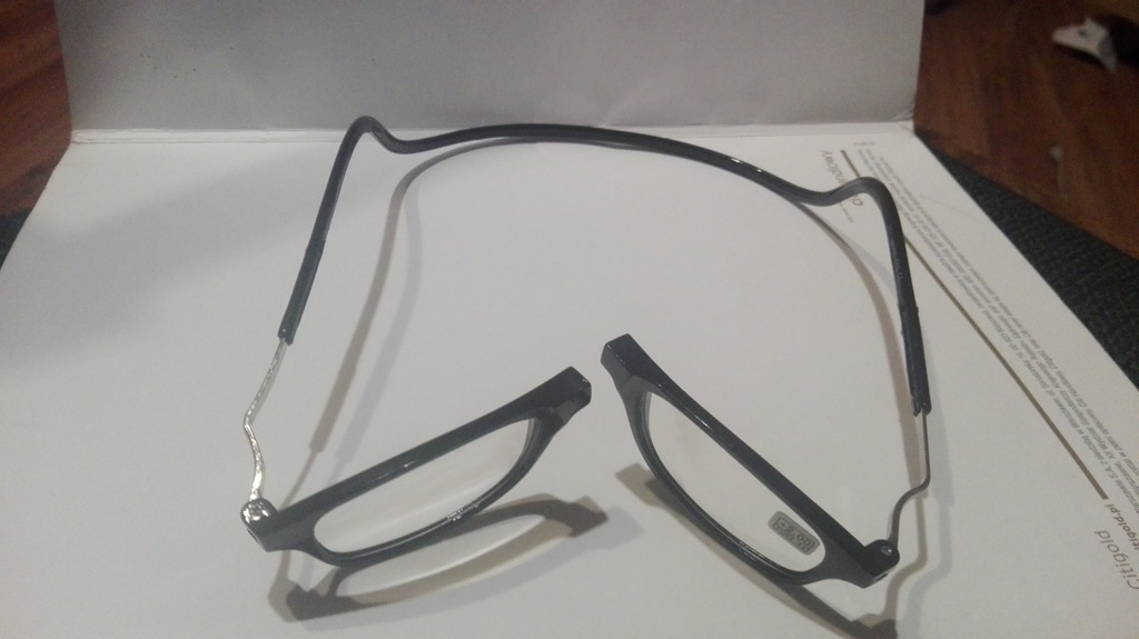 Okulary rozpinane na magnes +1,5