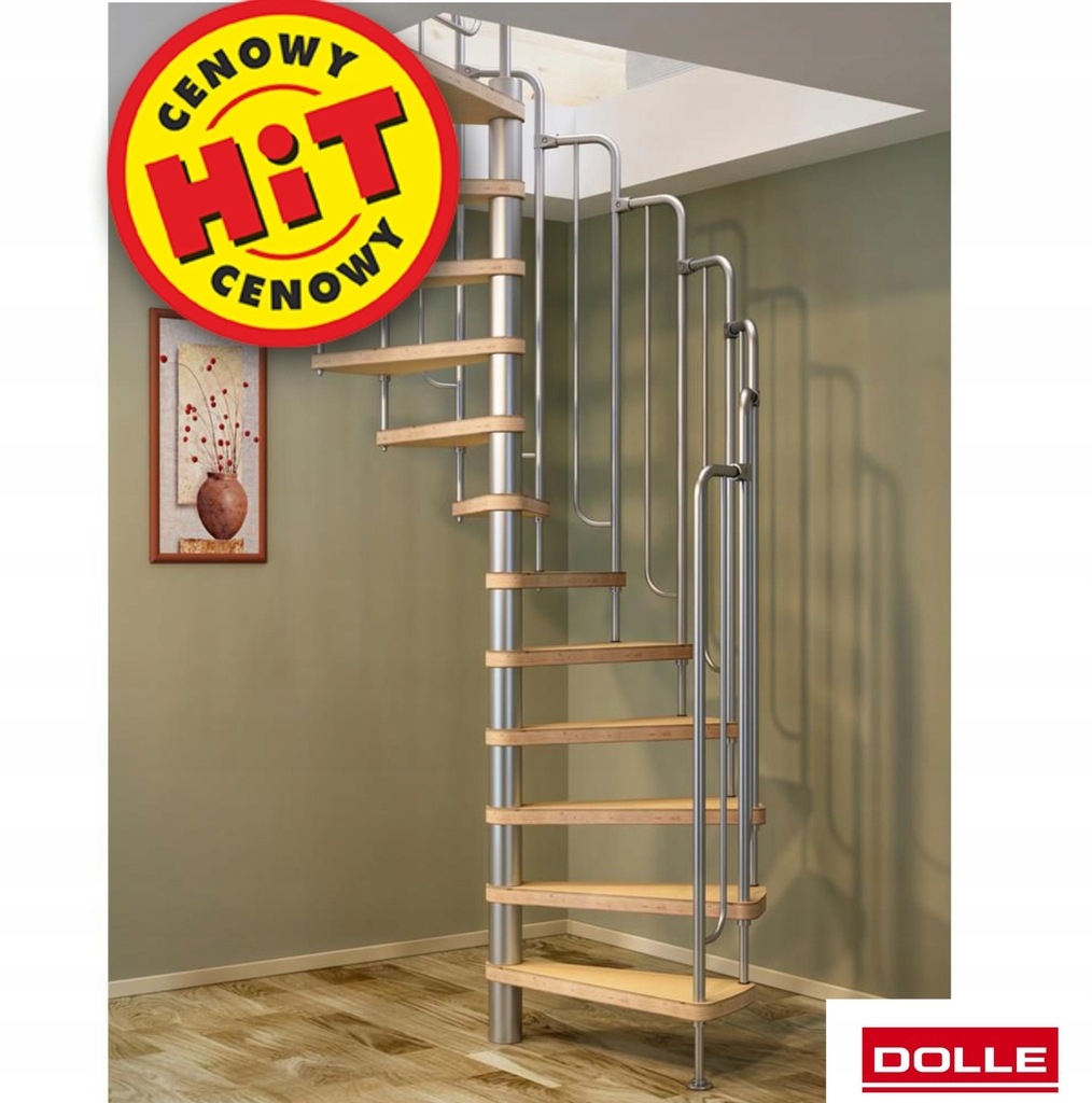 Hit cenowy! Schody spiralne BARCELONA średnica 140