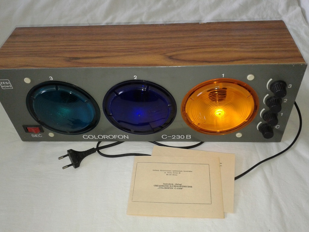 Colorofon (kolorofon) C-230B z instrukcją obsługi