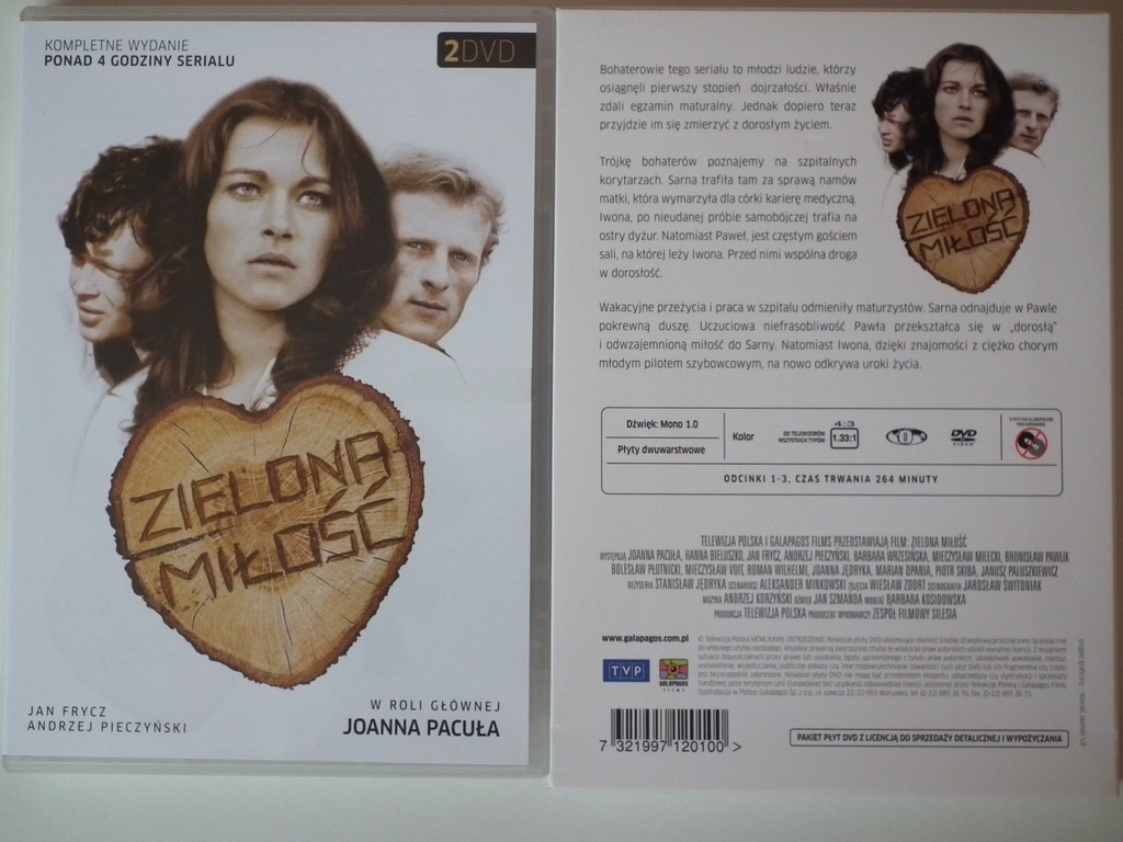 ZIELONA MIŁOŚĆ serial 2DVD PACUŁA,FRYCZ,PIECZYŃSKI