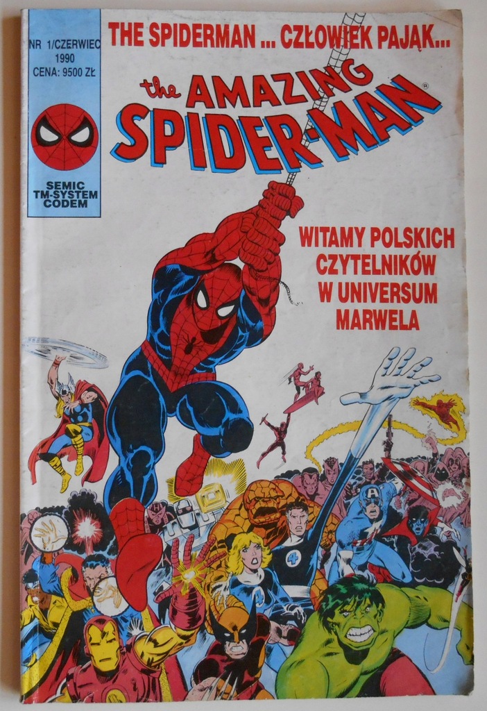 THE AMAZING SPIDER-MAN 1/1990 (1/90) - TM-SEMIC - 7295456308