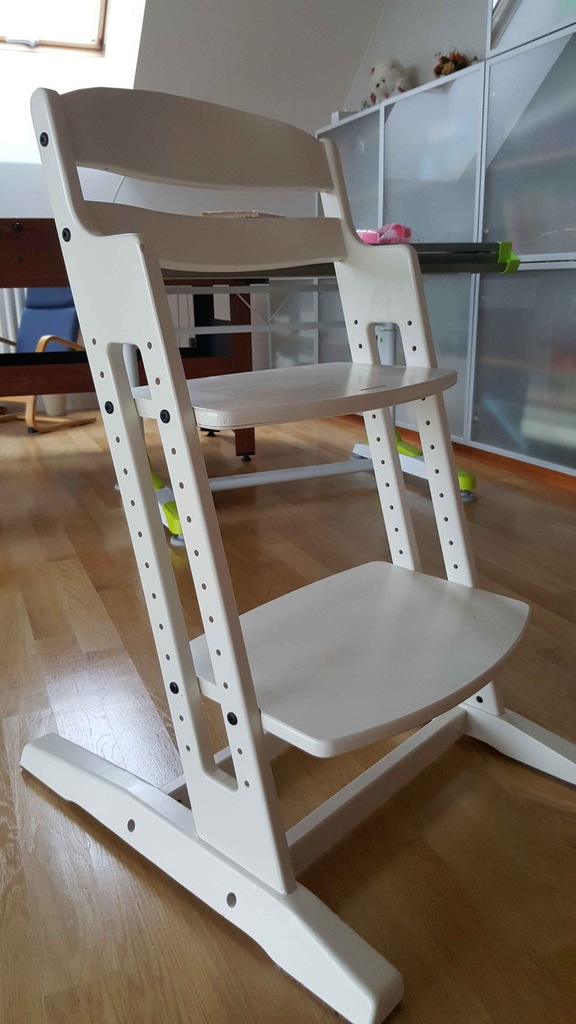 Krzesełko do karmienia Baby Dan Danchair białe