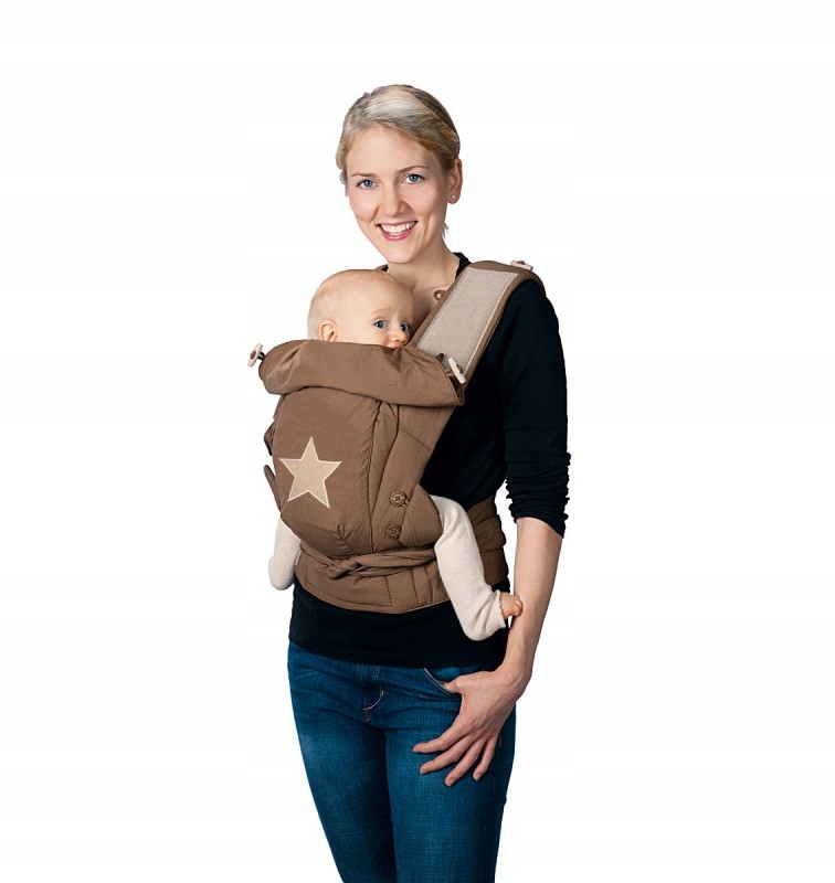 Nosidło ergonomiczne Bondolino Walnuss Stern W-WA