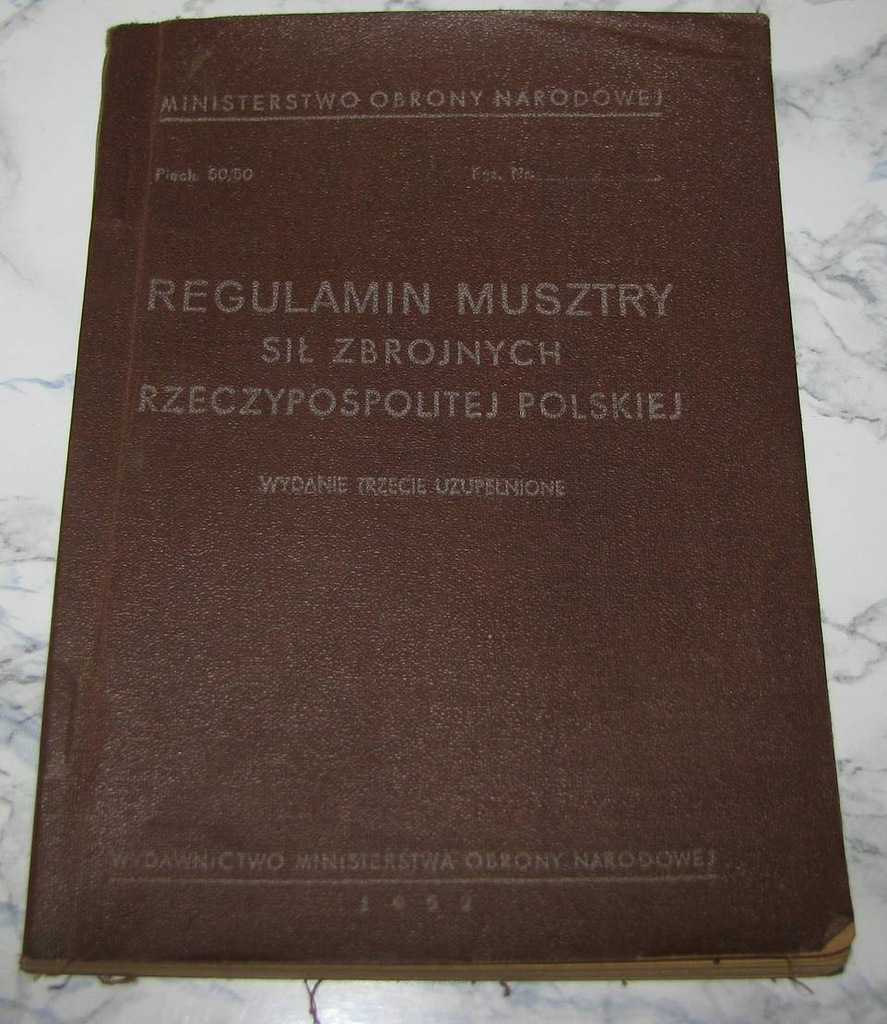 REGULAMIN MUSZTRY SIŁ ZBROJNYCH RZECZYPOSPOLITEJ