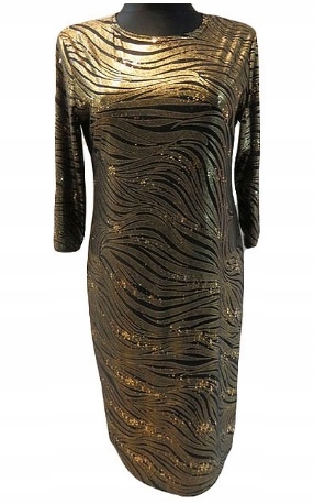 Sukienka złota r48
