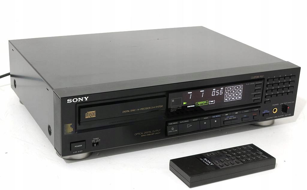 SONY CDP-970 FIRMOWY ODTWARZACZ CD PILOT !