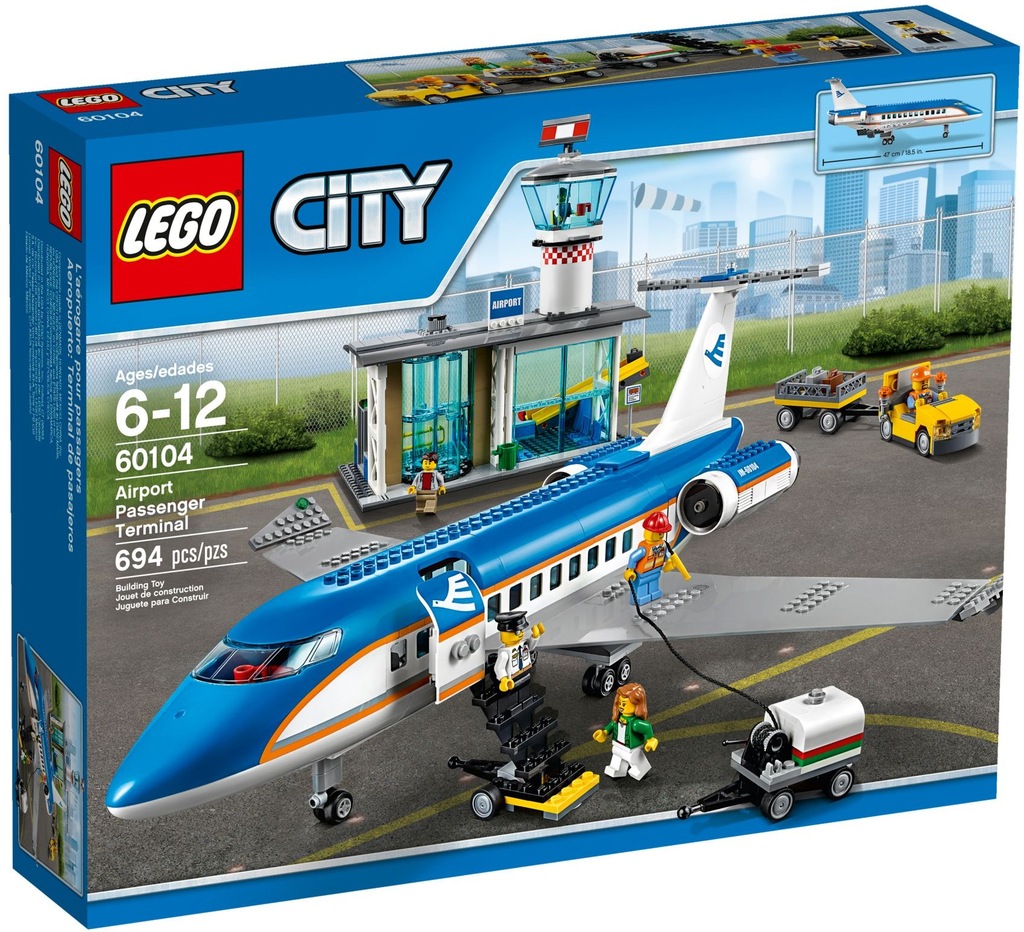 LEGO City 60104 Lotniskowy terminal pasażerski