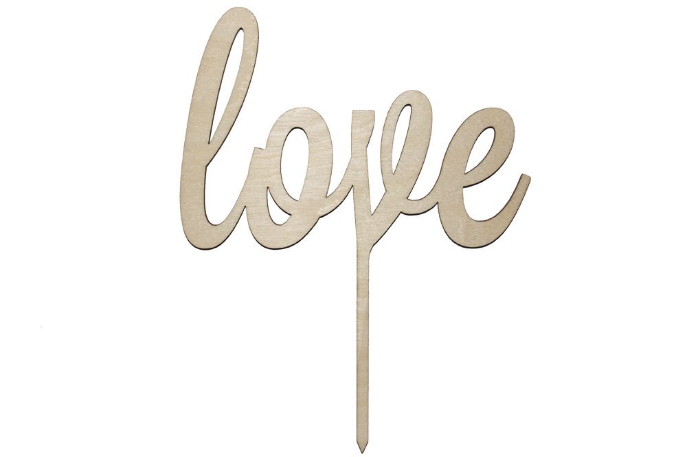 love- cake topper / na tort - 17cm A284