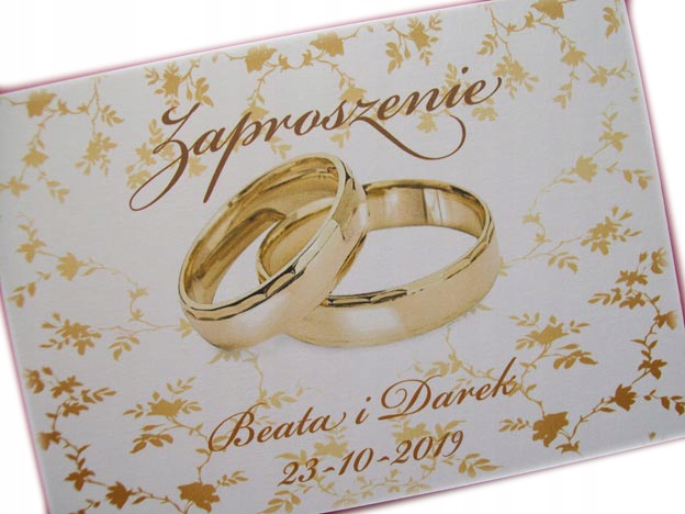 ZAPROSZENIA Ślub URODZINY JUBILEUSZ /GRATIS