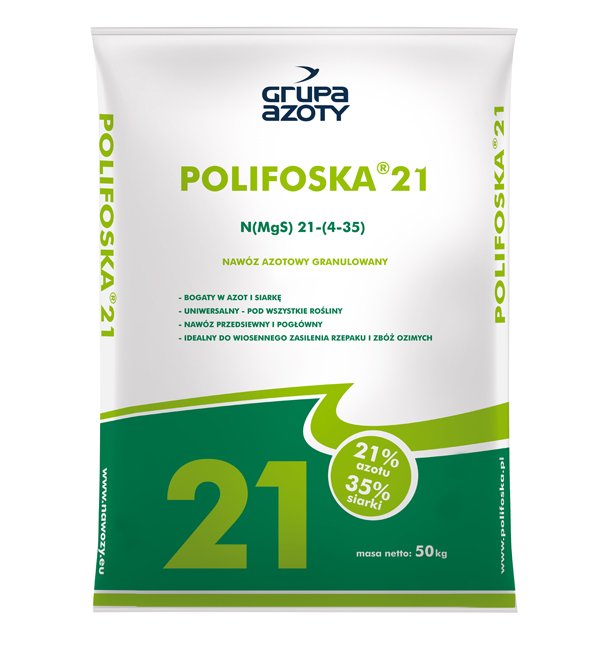 Polifoska 21 50kg N(MgS) 21(4-35)nawóz granulowany
