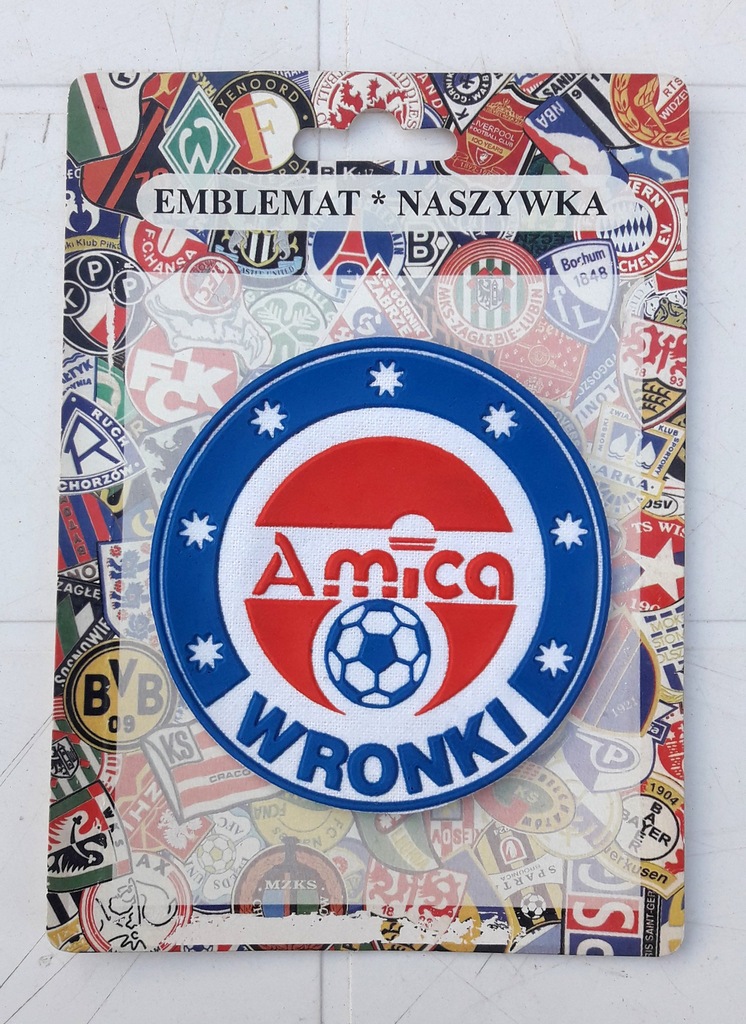 Naszywka Amica Wronki - unikatowa