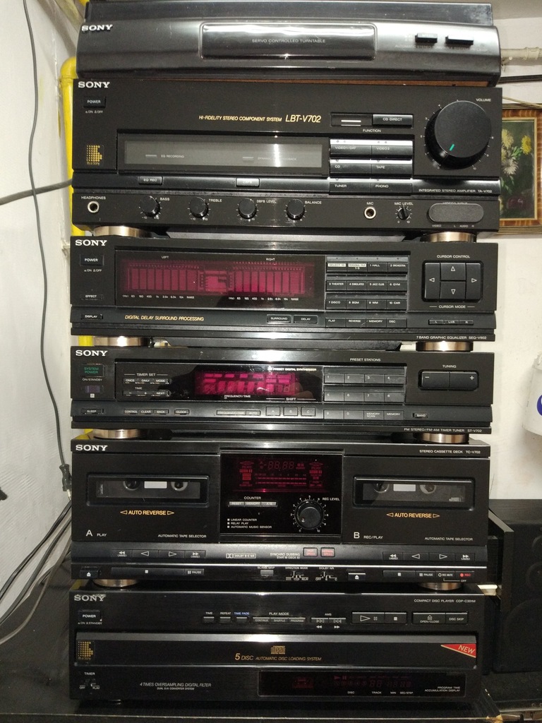 WIEŻA SONY LBT-V 702 KULTOWA MADE IN JAPAN