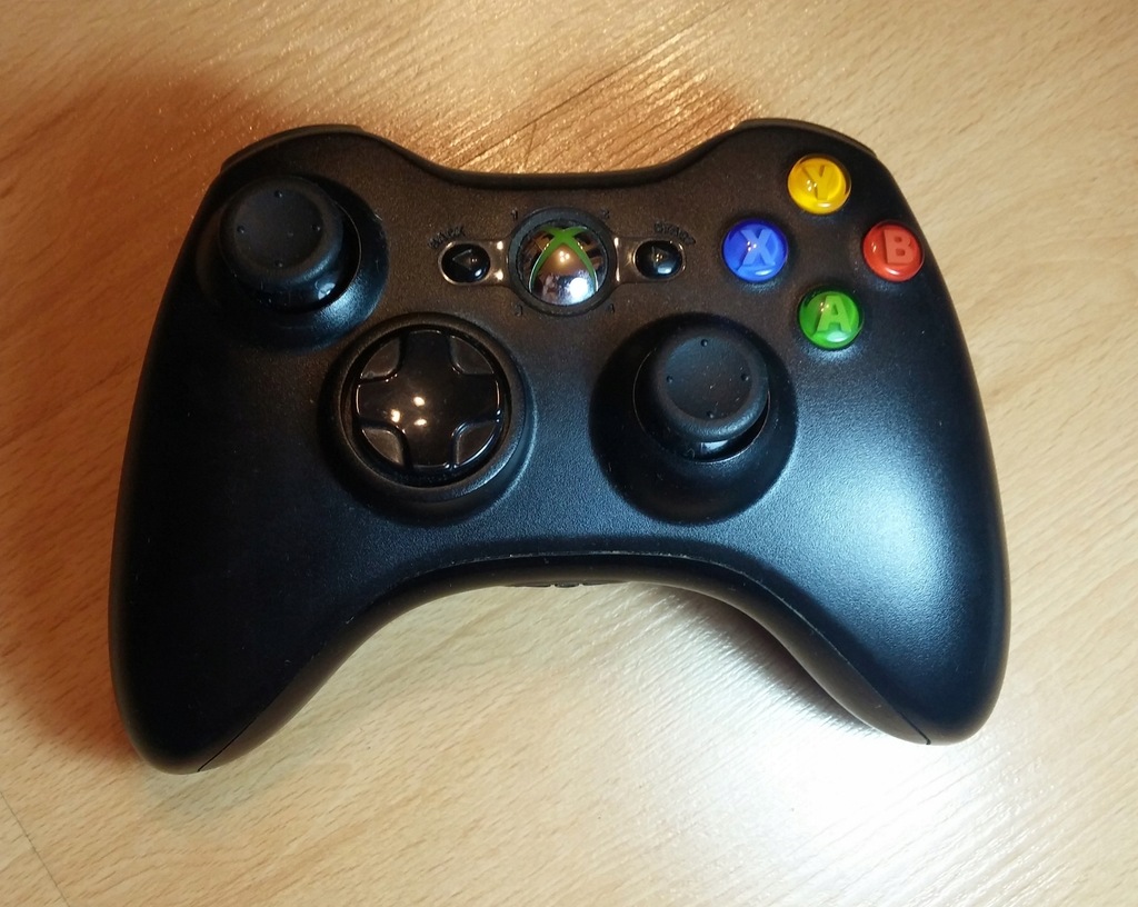 Pad Xbox 360 Oryginalny Czarny Bezprzewodowy BCM