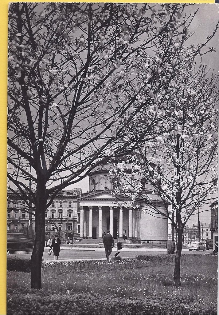 WARSZAWA 1967 Plac Trzech Krzyży