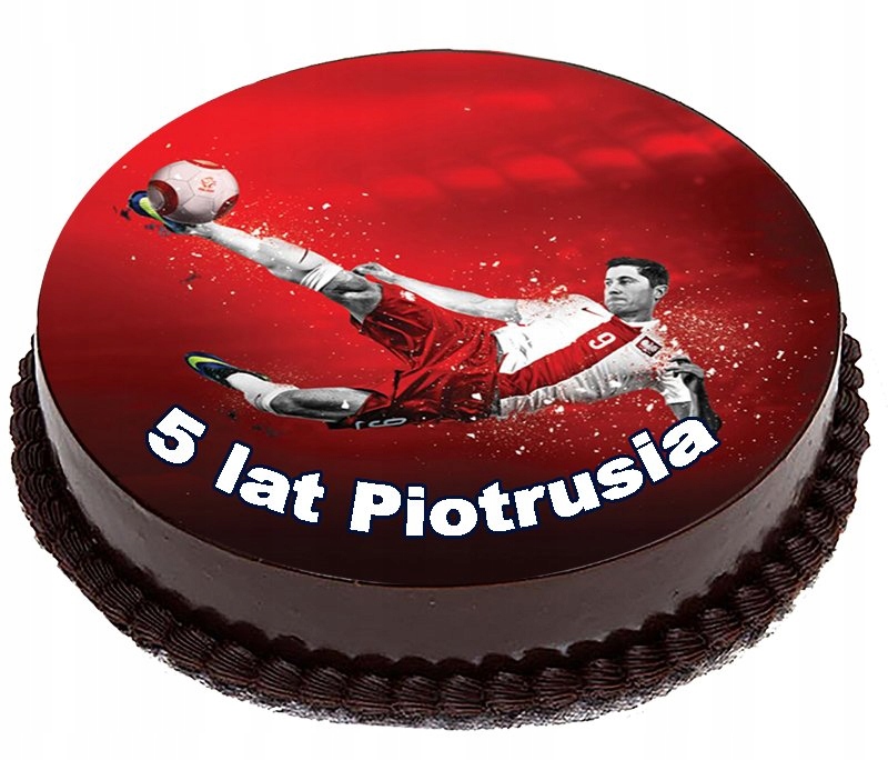 OpŁatek Na Tort 13 Robert Lewandowski Lewy 20cm 7297772558 Oficjalne Archiwum Allegro 5332