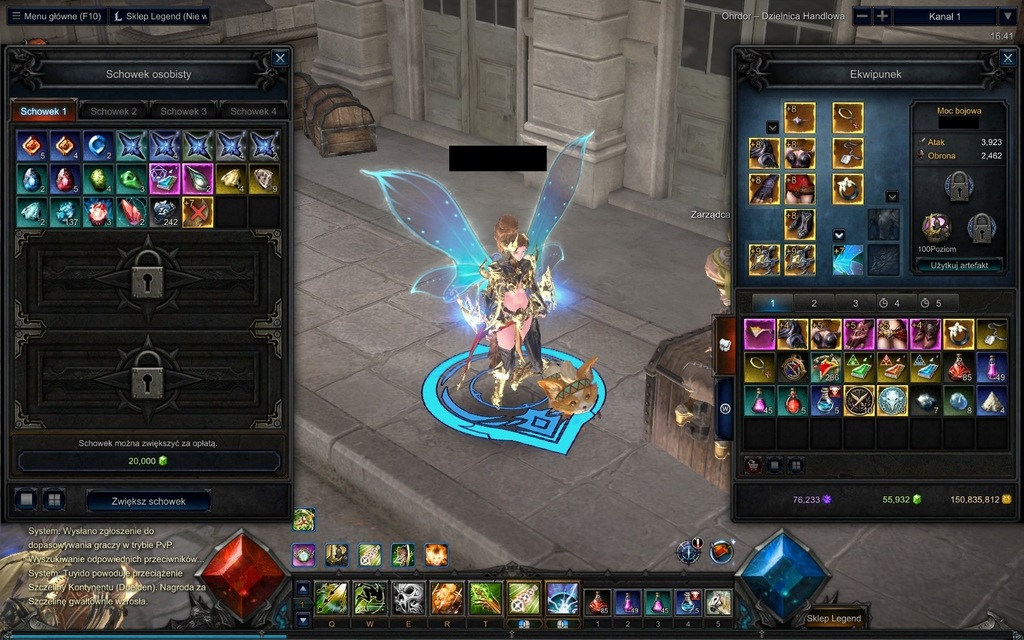 Konto MU Legend Whisperer Szepcząca 187lvl 220CP+9