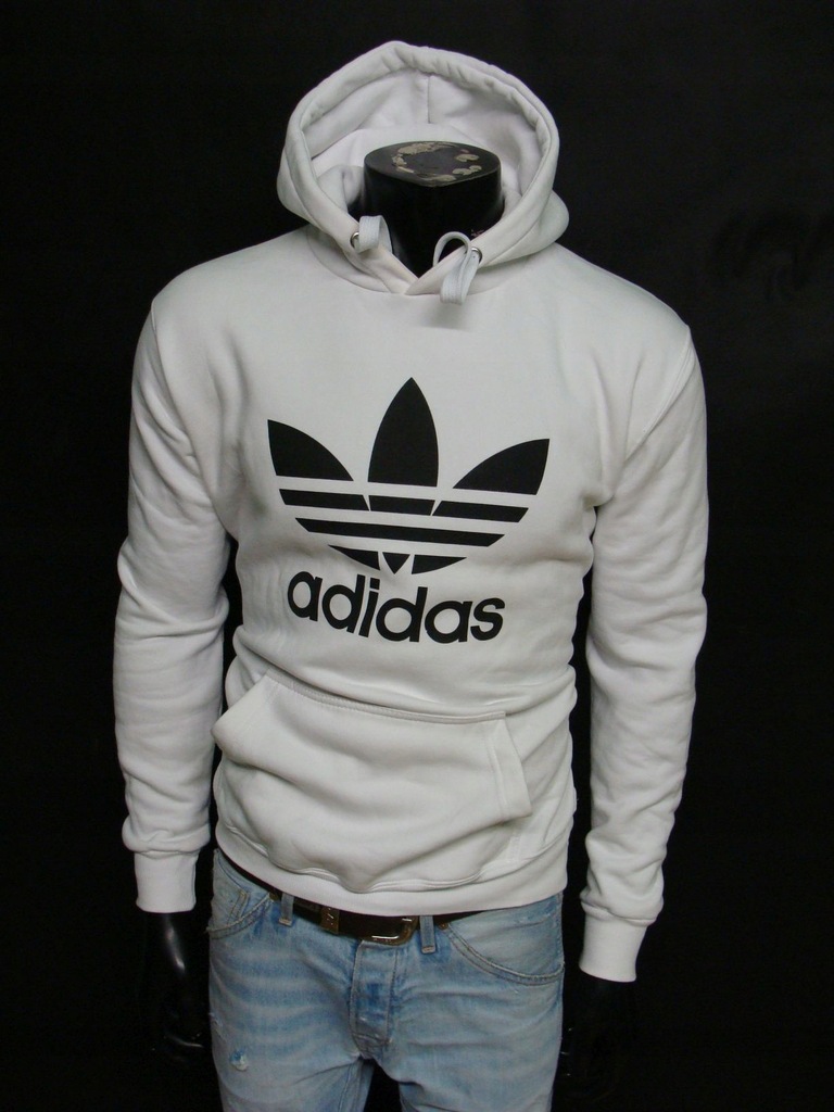 adidas bluza biała męska adidas bluza biała męska