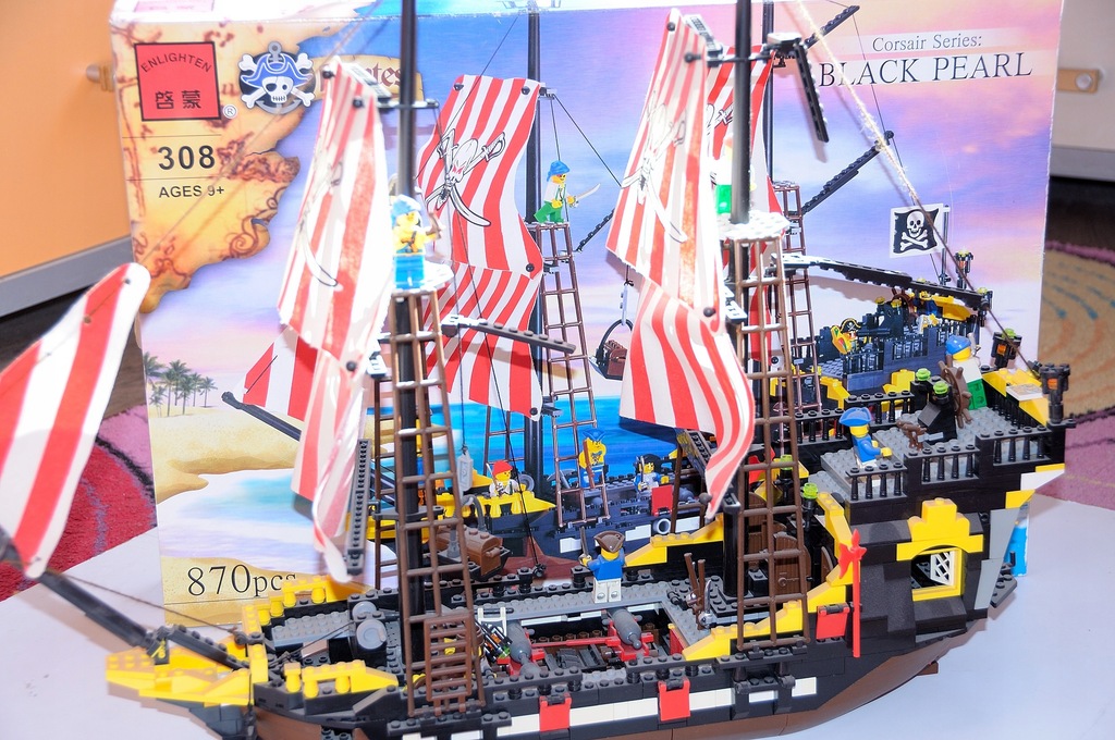Black Pearl Pirates Enlighten jak Lego 7652950585 oficjalne