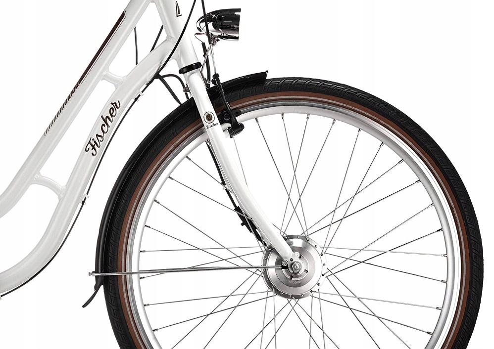 Rower Elektryczny Miejski Damski Fischer Biały ER 7582271310