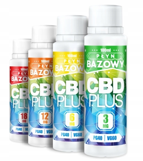 BAZA NEUTRALNA CBD – PG40/VG60 – 100ML 12mg