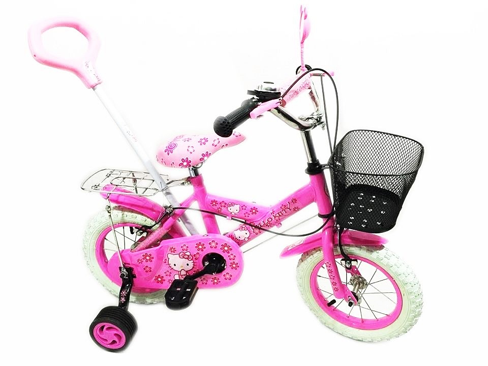 ROWER ROWEREK dla DZIECI 12 HELLO KITTY PROWADNIK