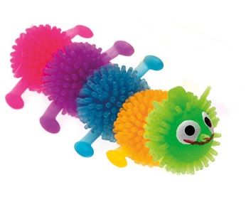 COMFY ZABAWKA GĄSIENICA GUMOWA KOLOROWA 6cm 245030