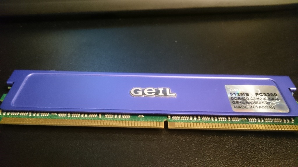 PAMIĘĆ RAM DDR1 GEIL 512 MB DDR400 400 MHz